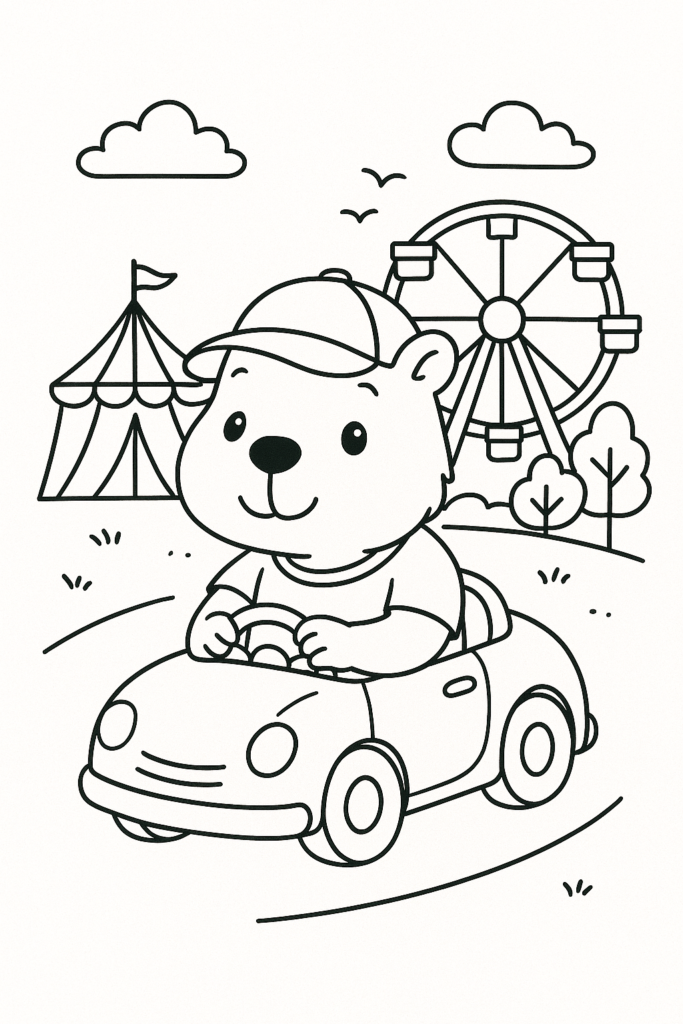 kawaii animal capybara printable