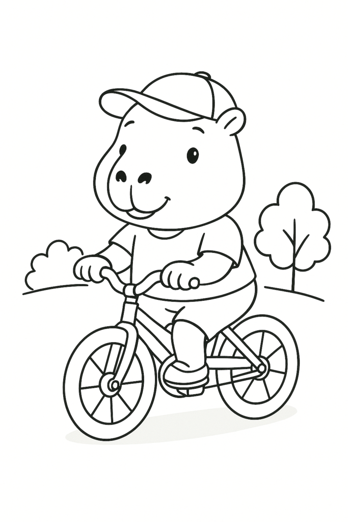 capybara coloring page printable free